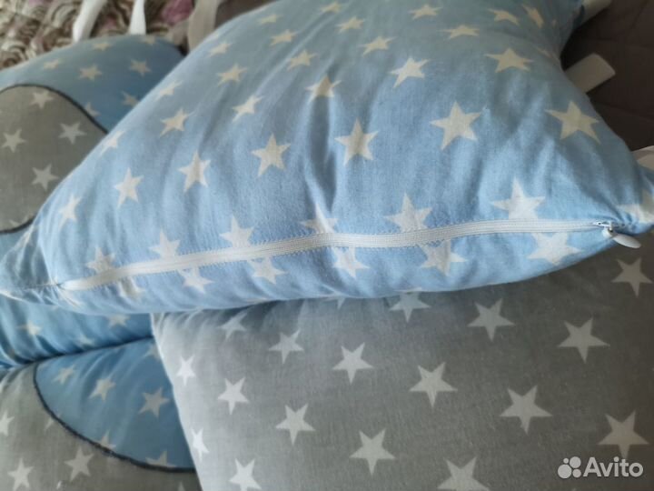 Подушки-бортики в кроватку