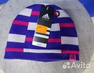 Adidas детская шапка зимняя Оригинал Магазин
