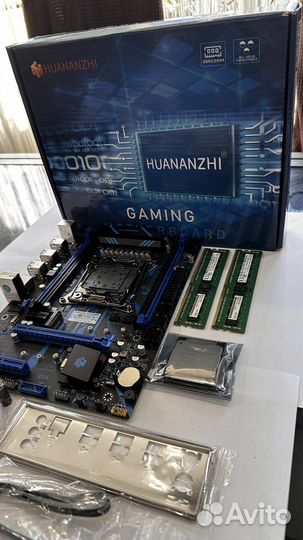 Комплект мать проц память X99 2011v3 14ядер DDR4