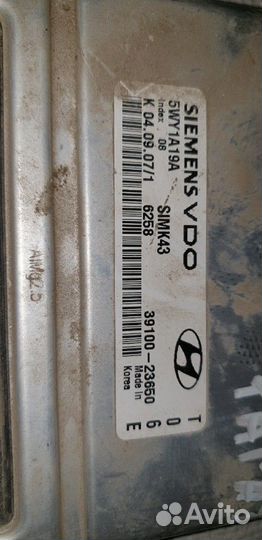 Соната тагаз 2.0 МКПП блок управления двигателем