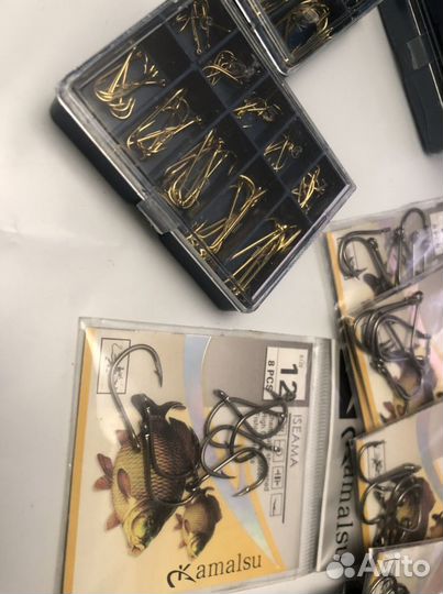 Крючки для рыбалки. Набор. Новые. 6х5см