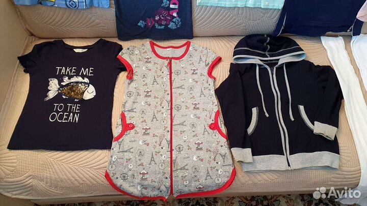Вещи пакетом на девочку рост 122-128
