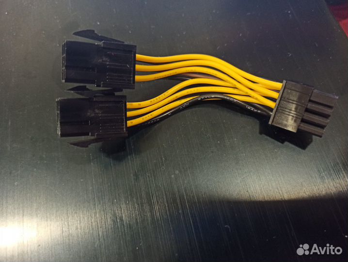 Кабель переходник 8 pin на 2х6 pin