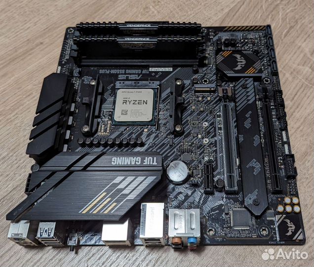 Комплект AMD R7 3700x / B550M-plus / 32GB