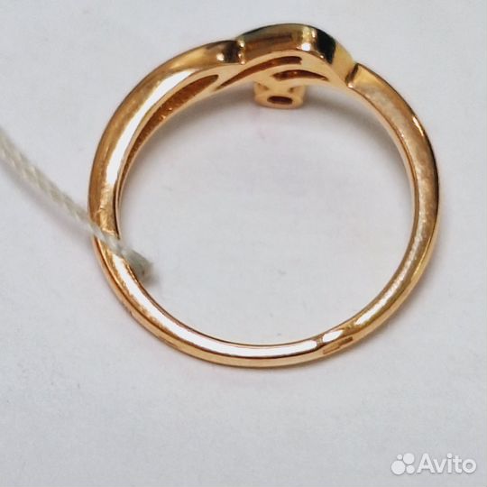 Золотое кольцо с Брилииантом 16,5 р (35060)