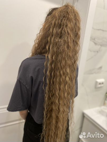 Хвост шиньон афрохвост 80 см