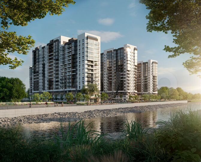 2-к. квартира, 43,9 м², 15/17 эт.