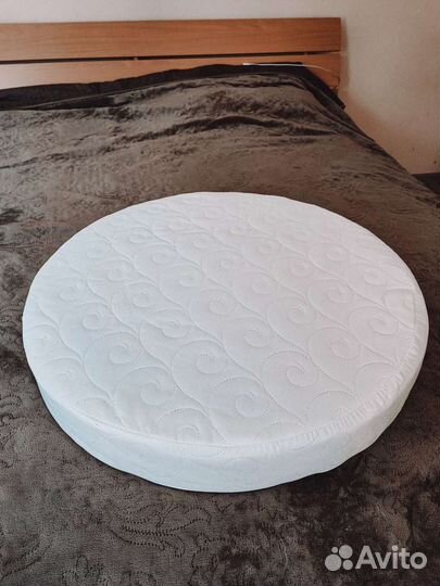 Матрас круглый в кроватку
