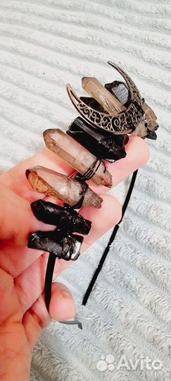 Ободок диадема корона тиара с кристаллами