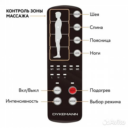 Массажный матрас с подогревом