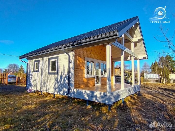 Дом из бруса 57,7м2