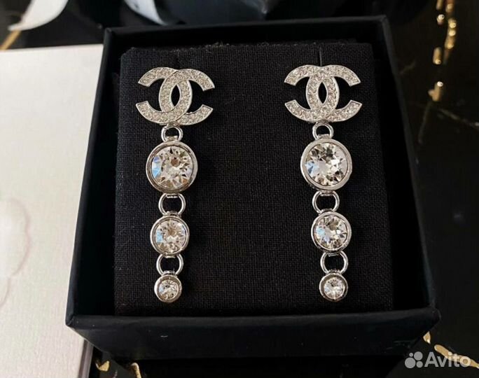 Серьги chanel оригинал 2023