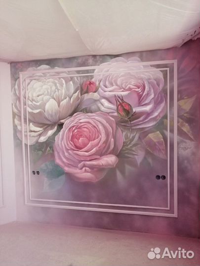 Роспись стен. Профессиональный художник. Картины д