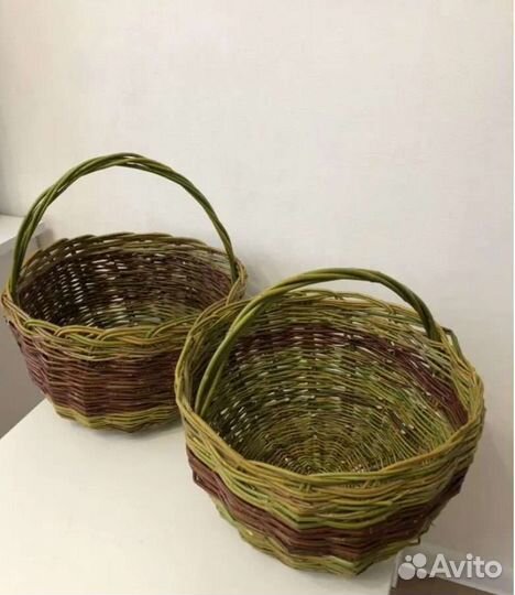 Корзины плетеные из лозы