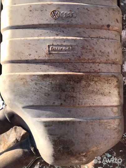 Глушитель в сборе Vw Tiguan 5N 2.0 TSI cawa/cawb