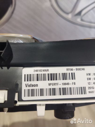 Панель приборов Приборная Щиток Доска Renault loga