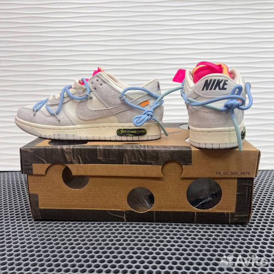 Кроссовки Nike Dunk Low x Off White