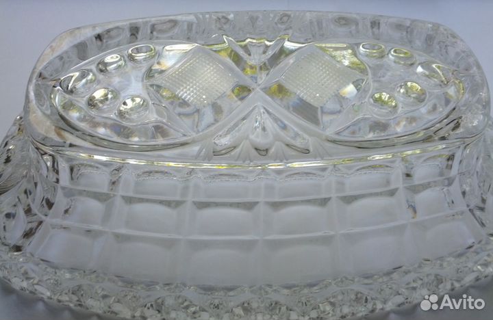 Ваза хрустальная 25х12,5 см, СССР