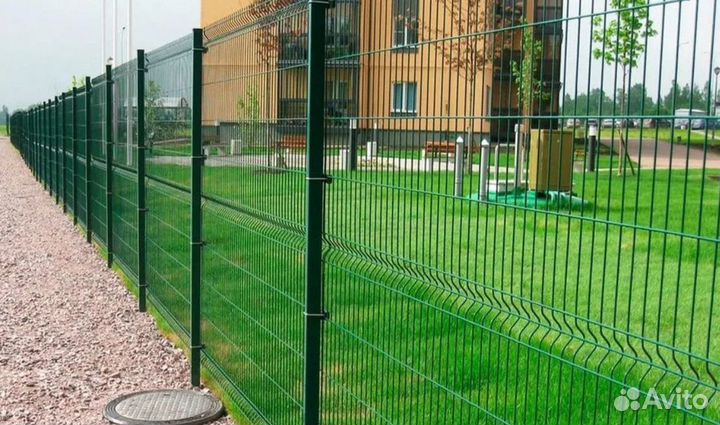 Забор из 3D сетки под ключ под ключ