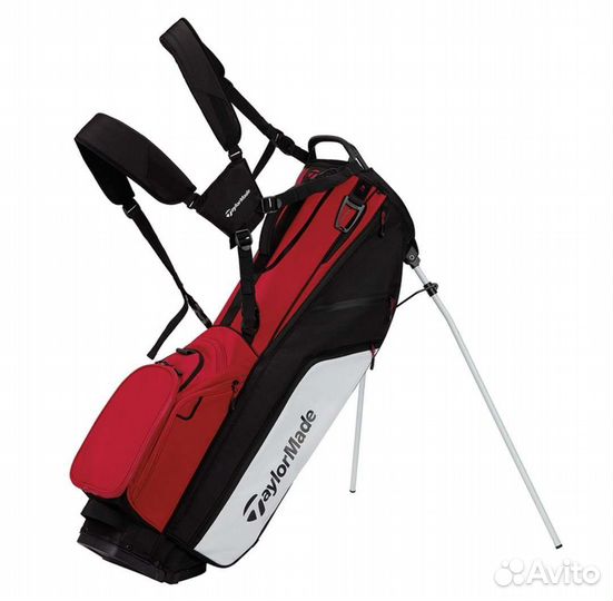 Сумка для гольфа TaylorMade Flextech Stand, чр-кр