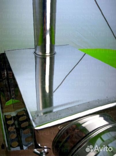 Печь туристическая Пошехонка Малая на 15 л. c экра