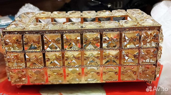 Под.салфетница жемчуг и камни