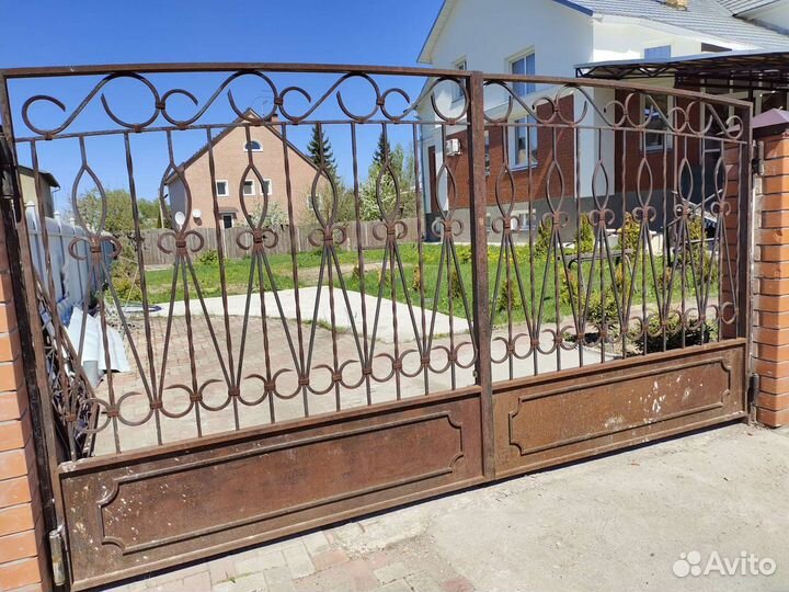 Кованые ворота бу