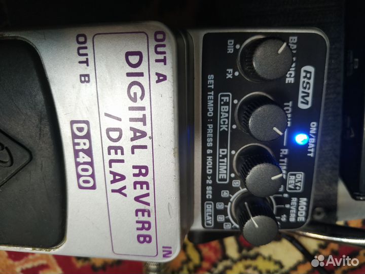 Процессор Boss ME-33, Delay/Reverb DR-400