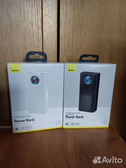 Power bank Baseus 65W 30000 mAh (Новый) бел и чер