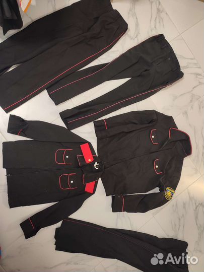 Школьная казачья форма китель, брюки, рубашки