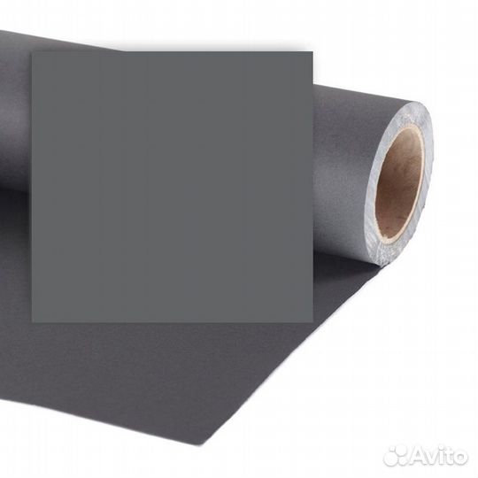 Фон бумажный 2,7х10 тёмно-серый 57 Grifon фотофон