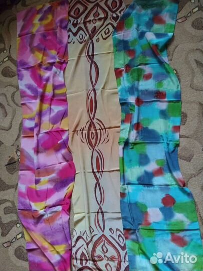 Платки и шарфы нат.шелк