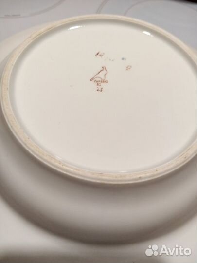 Блюдо СССР глубокое Дулевский фарфор