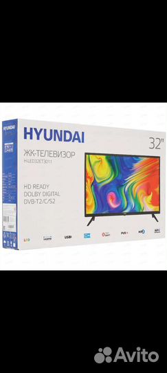 Телевизор hyundai LED-HD readi 32