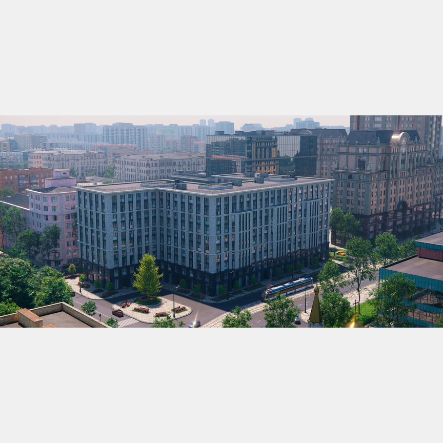 2-к. апартаменты, 69,6 м², 6/10 эт.