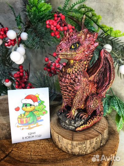 Восковая свеча дракон