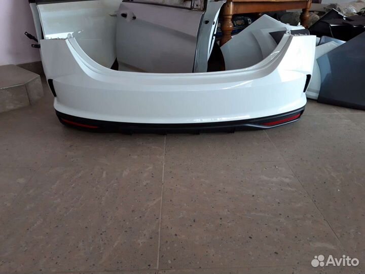 Бампер передний, задний хундай солярис 2 рестайлин