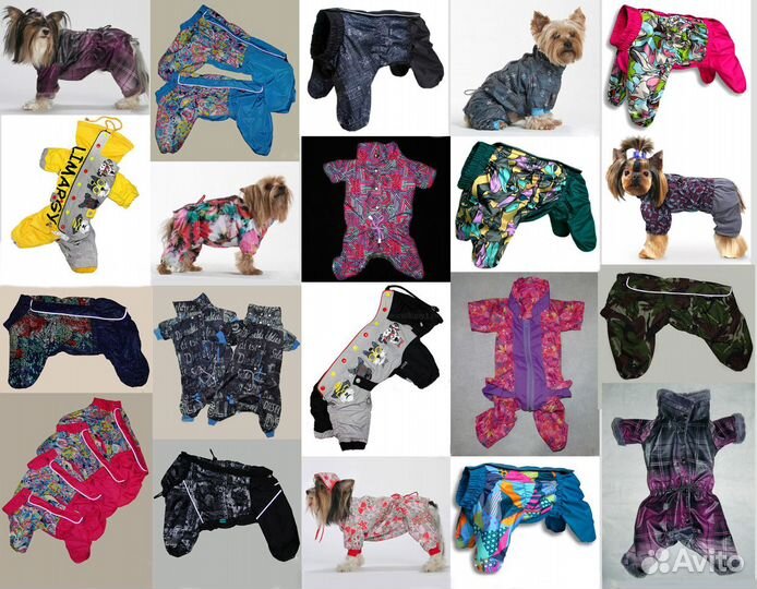 Одежда дождевики для собак