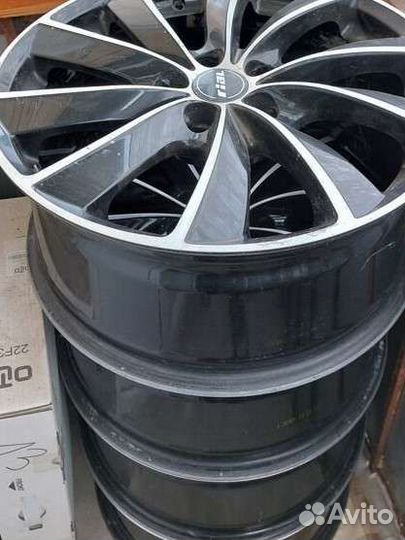 Диски литые R18 5x120 ET43 Rial Lugano, комплект