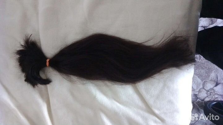 Волосы для наращивания 60 см черные