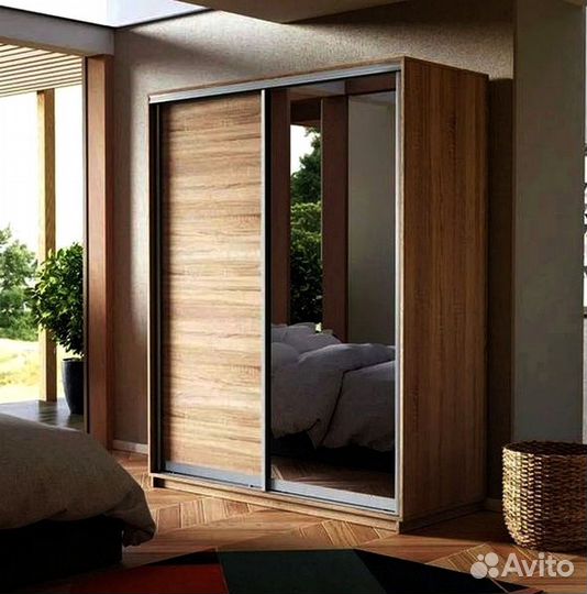 Шкаф купе двери с зеркалом