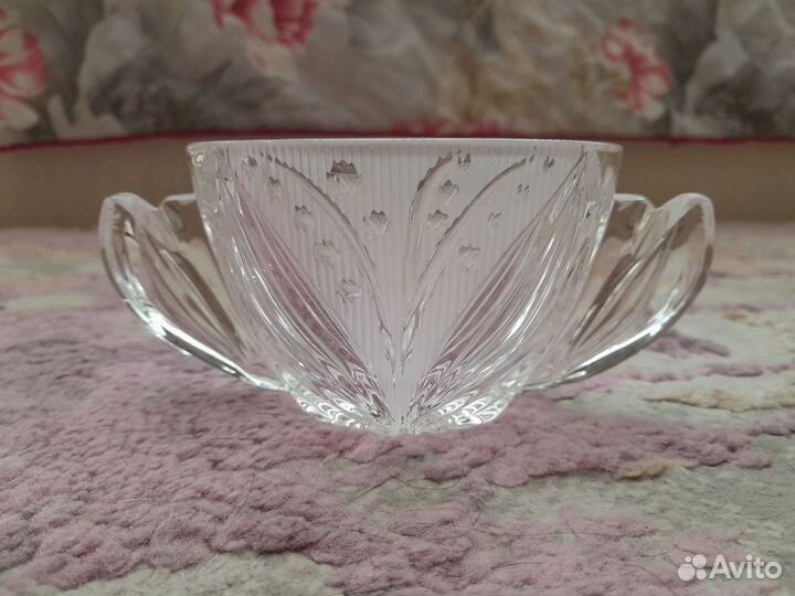 Ваза малая хрусталь