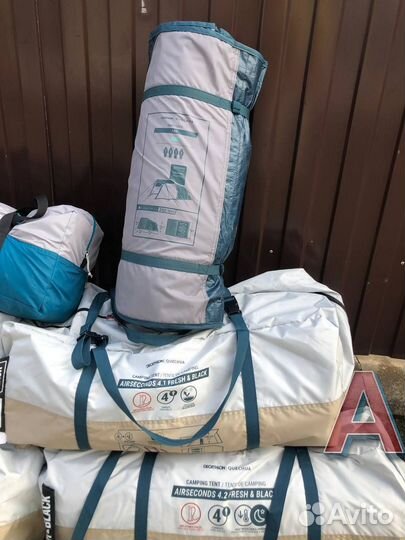 Палатка 4-x местная Quechua MH100 XXL Decathlon