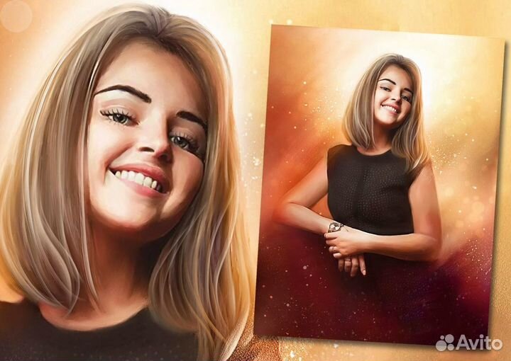 Портрет на холсте 60х80