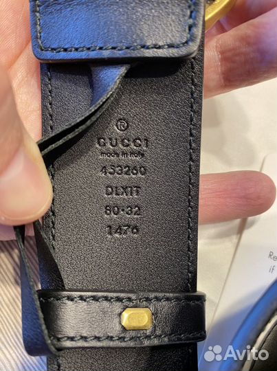 Gucci женский ремень с жемчугом оригинал