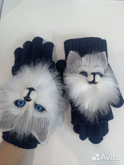 Звероперчатки ручной работы