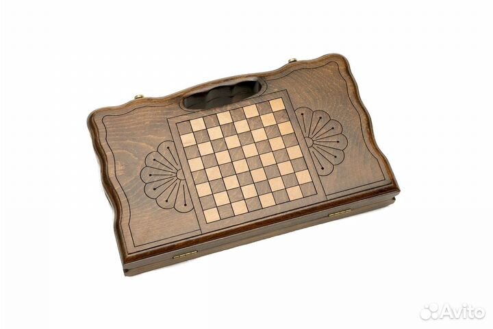 Нарды резные Коршун 30 х 36 см бук Армения 62427