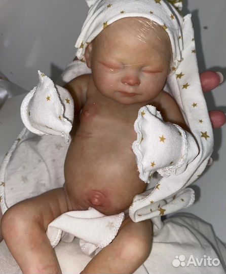 Кукла реборн мини виниловый