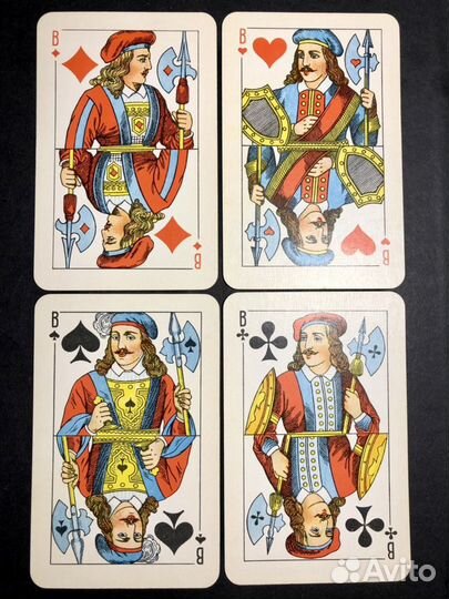 Игральные карты Атласные, 54/1983, СССР