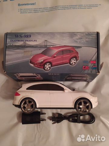 Портативная колонка-машинка Porsce Cayenne WS-989